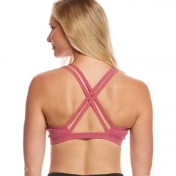 CLOTHING Beyond Yoga Double Back Yoga Sport Bra Imperial Rose