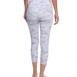 NEW ARRIVALS Onzie High Waisted Basic 7/8 Yoga Leggings Gray Camo