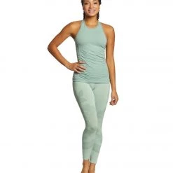 NUX Spellbound Seamless Yoga Cami Sage CLOTHING 11 NUX Spellbound Seamless Yoga Cami Sage CLOTHING