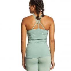 NUX Spellbound Seamless Yoga Cami Sage CLOTHING 13 NUX Spellbound Seamless Yoga Cami Sage CLOTHING
