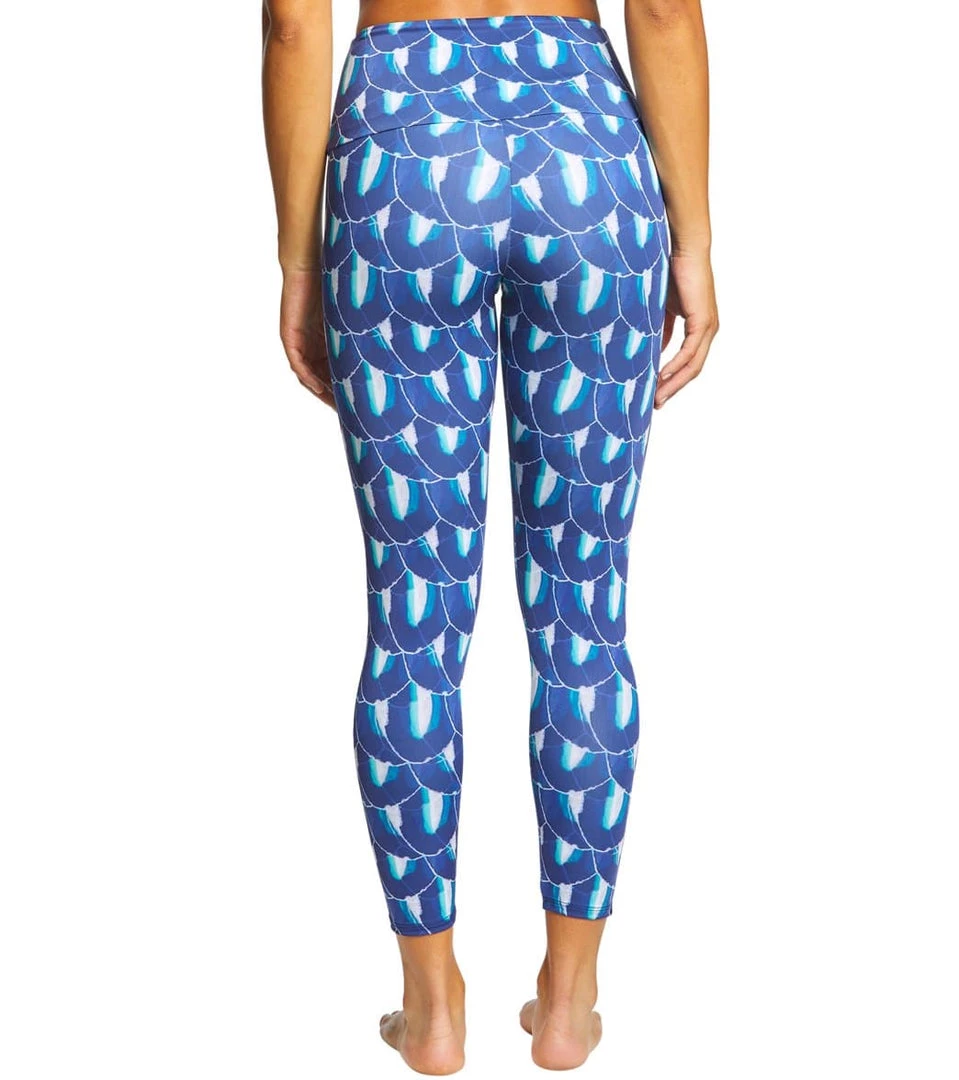 NEW ARRIVALS Onzie High Waisted Basic 7/8 Yoga Leggings Blue Geode 5 NEW ARRIVALS Onzie High Waisted Basic 7/8 Yoga Leggings Blue Geode