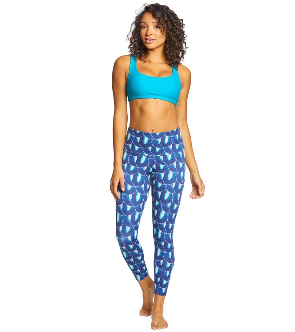 NEW ARRIVALS Onzie High Waisted Basic 7/8 Yoga Leggings Blue Geode 6 NEW ARRIVALS Onzie High Waisted Basic 7/8 Yoga Leggings Blue Geode