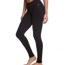Long Leggings NUX V-Ankle Seamless Yoga Leggings Black