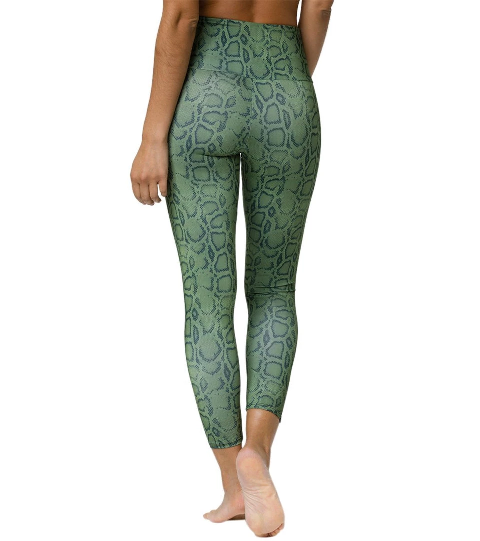 Onzie High Waisted Basic 7/8 Yoga Leggings Olive Cobra 5 Onzie High Waisted Basic 7/8 Yoga Leggings Olive Cobra