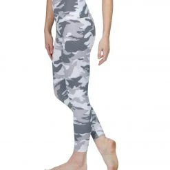 Onzie High Waisted Basic 7/8 Yoga Leggings Dust Camo
