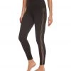 CLOTHING Beyond Yoga Sheer Illusion High Waisted 7/8 Yoga Leggings Jet Black