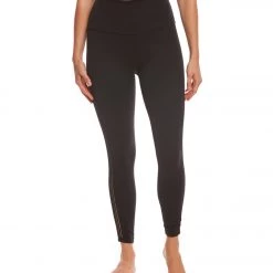 CLOTHING Beyond Yoga Sheer Illusion High Waisted 7/8 Yoga Leggings Jet Black