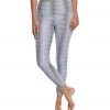 NEW ARRIVALS Onzie High Waisted Basic 7/8 Yoga Leggings White Venom