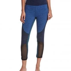 Free People Movement Color Blocked Dylan 7/8 Yoga Leggings Blue Combo CLOTHING