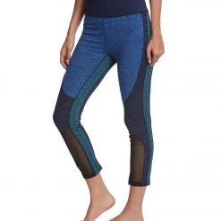 Free People Movement Color Blocked Dylan 7/8 Yoga Leggings Blue Combo CLOTHING