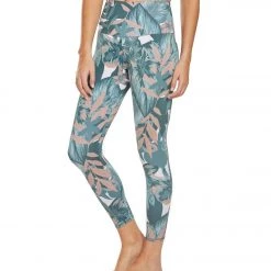 Onzie High Waisted Basic 7/8 Yoga Leggings Tropical Camo NEW ARRIVALS