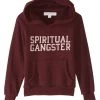 Spiritual Gangster Kids SG Varsity Yoga Pullover Hoodie Burgundy 1 Spiritual Gangster Kids SG Varsity Yoga Pullover Hoodie Burgundy