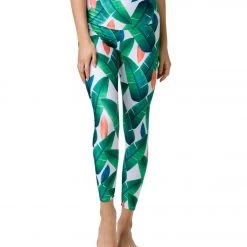 Onzie High Waisted Basic 7/8 Yoga Leggings Cabana NEW ARRIVALS