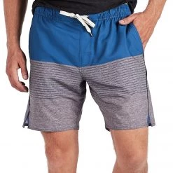 Vuori Men's Trail Yoga Shorts Sea Stripe CLOTHING