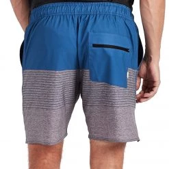 Vuori Men's Trail Yoga Shorts Sea Stripe CLOTHING