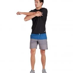 Vuori Men's Trail Yoga Shorts Sea Stripe CLOTHING