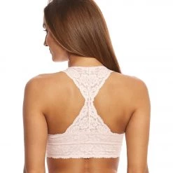 Free People Galloon Lace Racerback Bra Pink 9 Free People Galloon Lace Racerback Bra Pink