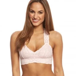 Free People Galloon Lace Racerback Bra Pink 11 Free People Galloon Lace Racerback Bra Pink