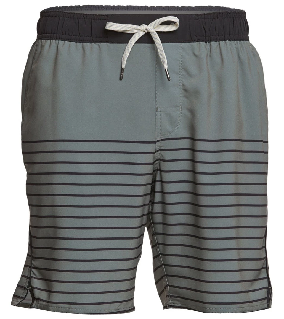 Vuori Men's Trail Yoga Shorts Army Stripe CLOTHING 3 Vuori Men's Trail Yoga Shorts Army Stripe CLOTHING