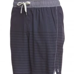 CLOTHING Vuori Men's Trail Yoga Shorts Charcoal Stripe