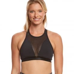 CLOTHING Beyond Yoga Ravine Yoga Sports Bra Black