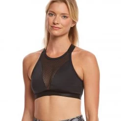 CLOTHING Beyond Yoga Ravine Yoga Sports Bra Black