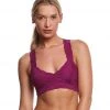 Free People Galloon Lace Racerback Bra Plum