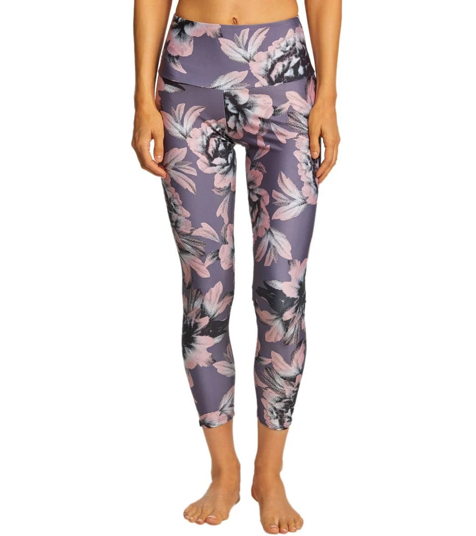 NEW ARRIVALS Onzie High Waisted Basic 7/8 Yoga Leggings Peony 3 NEW ARRIVALS Onzie High Waisted Basic 7/8 Yoga Leggings Peony