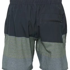 Vuori Men's Trail Yoga Shorts Saffron Stripe