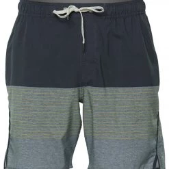 Vuori Men's Trail Yoga Shorts Saffron Stripe