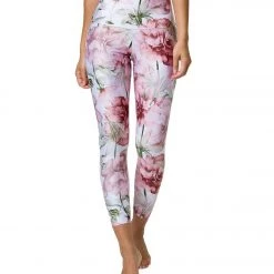 NEW ARRIVALS Onzie High Waisted Basic 7/8 Yoga Leggings Summer Bloom