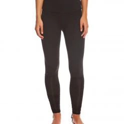 CLOTHING Beyond Yoga True Stripes Shirred Adjustable Yoga Leggings Black