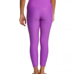 Onzie High Waisted Basic 7/8 Yoga Leggings Electric Purple Pandora NEW ARRIVALS