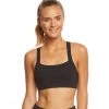 Beyond Yoga Kate Spade Madison Bow Bralette Jet Black CLOTHING