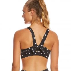 Beyond Yoga Kate Spade Madison Bow Bralette Dancing Dot
