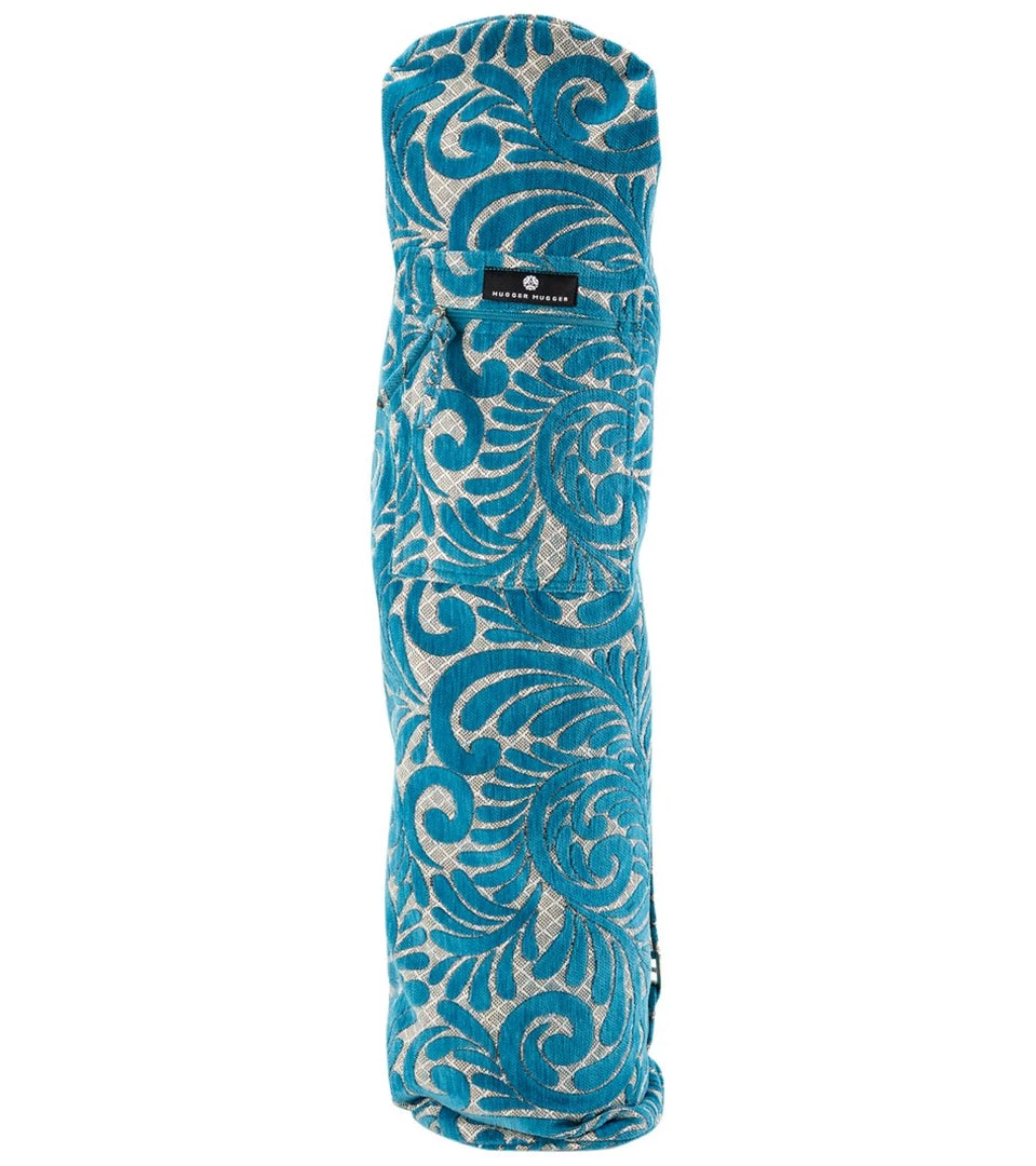 Hugger Mugger Alaya Yoga Mat Bag Velvety Teal 6 Hugger Mugger Alaya Yoga Mat Bag Velvety Teal