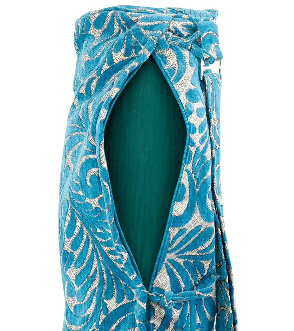 Hugger Mugger Alaya Yoga Mat Bag Velvety Teal 7 Hugger Mugger Alaya Yoga Mat Bag Velvety Teal