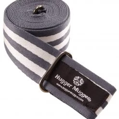 Hugger Mugger Schlepper Yoga Mat Sling Gray Stripe ACCESSORIES