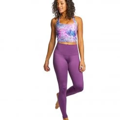 Mika Yoga Wear Kaya High Waisted Yoga Leggings Indigo