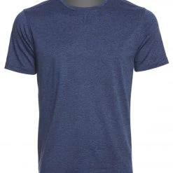 Vuori Men's Strato Tech Yoga Tee Navy Heather CLOTHING