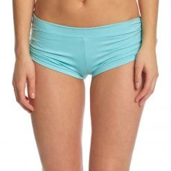 Mika Yoga Wear Mikaela Hot Yoga Shorts Aqua