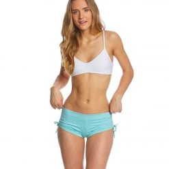 Mika Yoga Wear Mikaela Hot Yoga Shorts Aqua