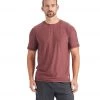 Vuori Men's Strato Tech Yoga Tee Fig Heather