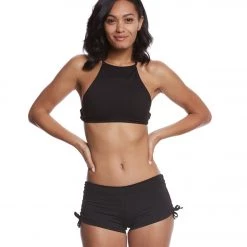 CLOTHING Mika Yoga Wear Mikaela Hot Yoga Shorts Black
