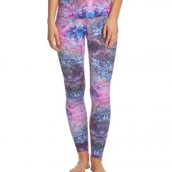 Mika Yoga Wear Kaya High Waisted Yoga Leggings Milky Way