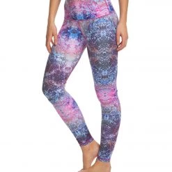 Mika Yoga Wear Kaya High Waisted Yoga Leggings Milky Way