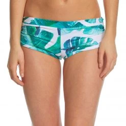 Mika Yoga Wear Mikaela Hot Yoga Shorts Banana Leaf 15 Mika Yoga Wear Mikaela Hot Yoga Shorts Banana Leaf