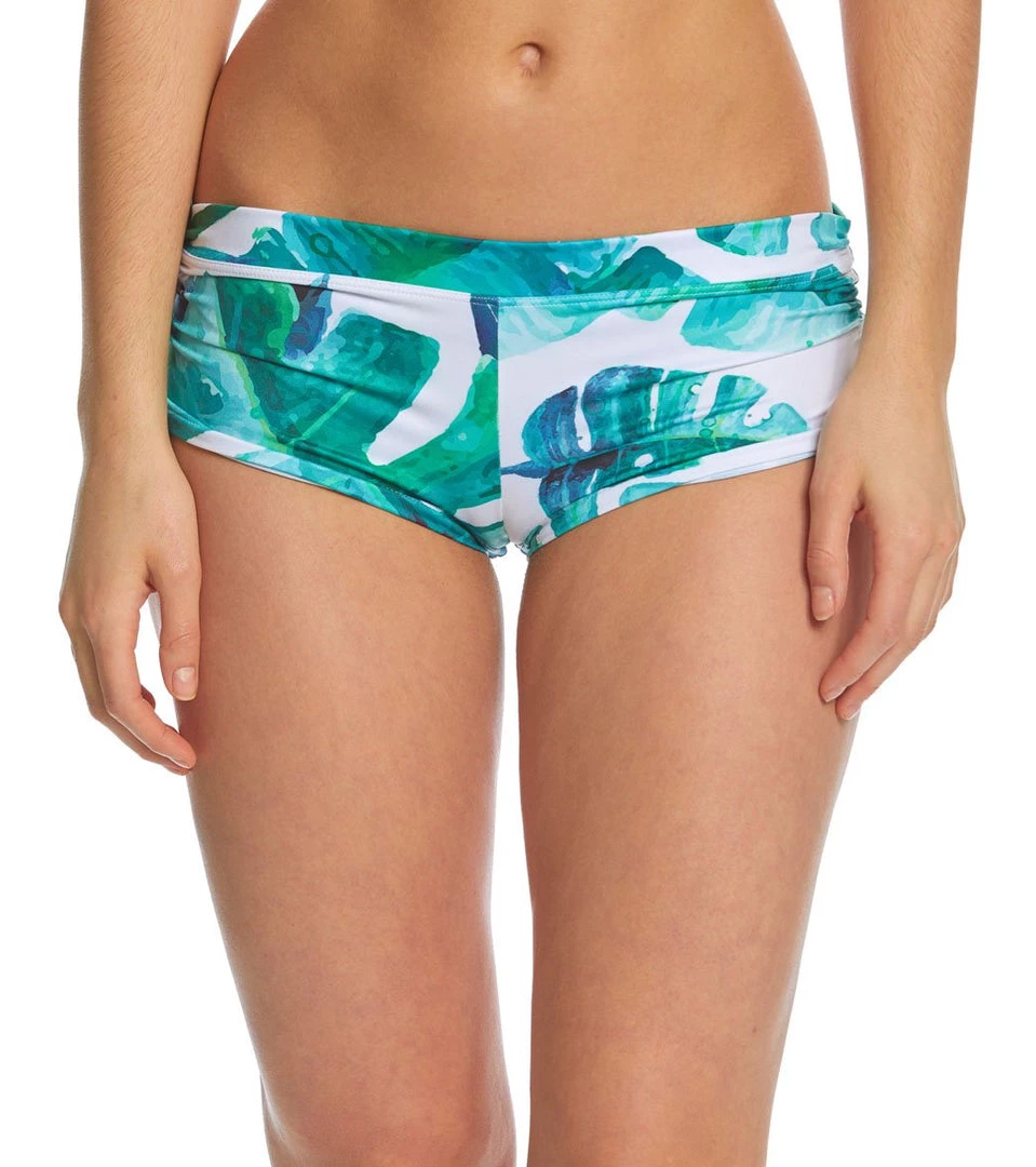 Mika Yoga Wear Mikaela Hot Yoga Shorts Banana Leaf 9 Mika Yoga Wear Mikaela Hot Yoga Shorts Banana Leaf