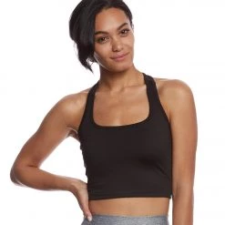 CLOTHING Mika Yoga Wear Serene Yoga Crop Top Black