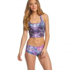 Mika Yoga Wear Serene Yoga Crop Top Milky Way CLOTHING